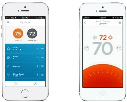 Lyric smart thermostat app