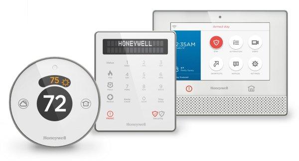 Small and beautiful, with Honeywell’s classic round design, 3-inch face width and 1-inch depth.